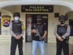 Jaga Kewaspadaan, Polsek Malingping Polres Lebak Lakukan Sispam Mako