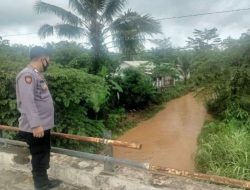 Dimusim Penghujan, Polsek Banjarsari Polres Lebak Laksanakan Kegiatan Rutin Waspada Bencana Alam