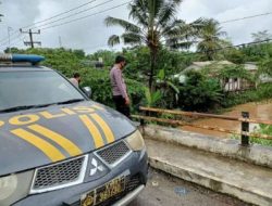 Waspada Bencana Alam, Polsek Banjarsari Polres Lebak  Monitor Wilayah Rawan Bencana