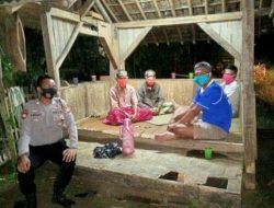 Untuk memastikan keaktifan warga, Polsek Malingping Polres Lebak cek Pos Ronda