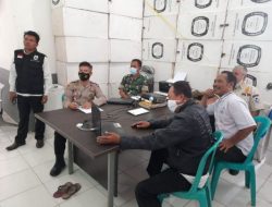 Rapat Percepatan Vaksinasi Massal di Wilkum Polsek Banjarsari Polres Lebak