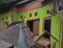 Gempa Banten 6,7 SR, Rumah Di Sukamaju Desa Ciseureuheun Rusak parah