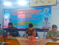 Susun RKPDes Tahun Anggaran 2023, Pemdes Ciseureuheun Cigeulis Gelar Musrenbangdes