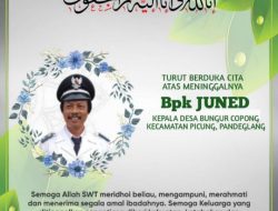 Kabar Duka, Kepala Desa Bungurcopong Kec Picung Pandeglang Meninggal Dunia