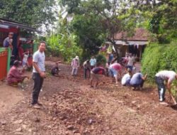 Ruas Jalan Penghubung ke 3 Desa di Kecamatan Cigeulis butuh perhatian dari berbagai pihak