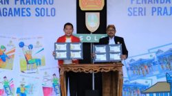 Kementrian Kominfo Luncurkan Dua Prangko Seri Khusus ASEAN Para Games (APG) XI Solo dan Prajurit Keraton Solo