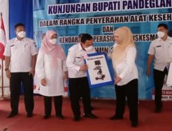 36 Puskesmas di Pandeglang Mendapat Bantuan Alkes dan Kendaraan Operasional Roda Dua