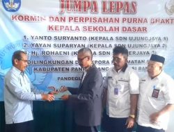Sertijab dan Pemberian Cendera Mata untuk Purna Bhakti di lingkungan Disdikpora Kec Sumur