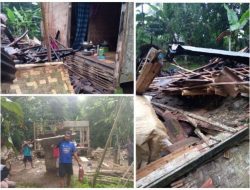 Akibat Hujan Deras dan Angin Kencang Rutilahu di Desa Majau Roboh