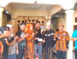 Peduli Korban Gempa Cianjur, Ketua BKPB Ormas Pemuda Pancasila dan PAC salurkan Donasi