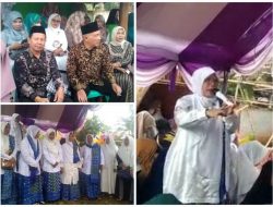 Pengajian Bulanan Badan Kontak Majlis Ta’lim (BKMT) Kec Cigeulis di Desa Karya Buana