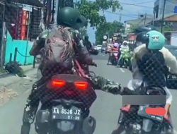Terungkap… Oknum TNI Tendang Motor Ibu dan Anak, Pangkat Praka Anggota Denhanud 471 Kopasgat