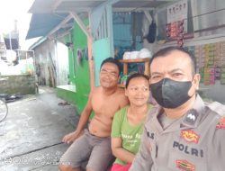 Sambang Warga, Bhabinkamtibmas Kelurahan Yudanagara, Sampaikan Himbauan Kamtibmas