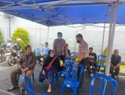 Kegiatan Sambang Bhabinkamtibmas Empangsari Polsek Tawang Kepada Nasabah Bank Bukopin