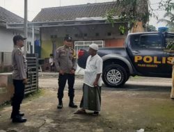 Antisipasi Gangguan Kamtibmas, Patroli Polsek Sukaratu Polres Tasik Kota Sambangi Tokoh NU