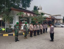 Kapospam Purwasari Laksanakan Apel Gelar Pasukan dalam rangka berakhirnya Operasi Ketupat Lodaya 2023