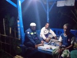 Kegiatan Bhabinkamtibmas di Pos Ronda Kampung Cidampa