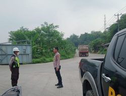 Polisi Berpatroli Prekat ke Lokasi Pabrik di Kecamatan Pangkalan