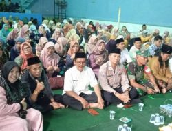 Kanit Binmas Polsek Cisayong Polres Tasik Kota menghadiri Silaturahim Harkamtibmas Halal Bihalal 1444 H Keluarga PGRI Wilkum Polsek Cisayong Polres Tasik Kota