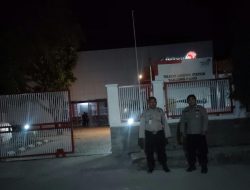 Patroli KRYD Polsek Pakisjaya Polres Karawang Malam hari di PT Telkom Indonesia Pakisjaya Antisipasi 3C