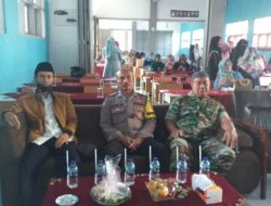 Sinergitas TNI-Polri polsek Kawalu Polres Tasik Kota Polda Jabar, Hadiri Halal bihalal di SMAN 7 Kota Tasikmalaya