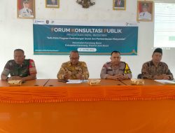 Sinergitas TNI-Polri melaksanakan giat Forum Konsultasi Publik Pendataan Awal RegSosek