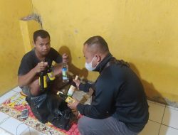 Unit Reskrim Polsek Telagasari Rajia Peredaran Miras