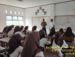 Polsek Tegalwaru Sosialisasi Jaga Kondusifitas Saat Kelulusan di SMA Negeri 1 Tegalwaru