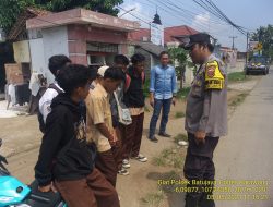 Anggota Polsek Batujaya Laksanakan Patroli Antisipasi Kelulusan Pelajar