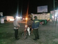 Patroli Malam Minggu, Polsek Sukaratu Polres Tasik Kota Polda Jabar, Sambangi Daerah Rawan Gangguan Kamtibmas