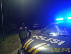 Polsek Tamansari Polres Tasik Kota Gencarkan Patroli Malam jelang Pagi Dalam Rangka Mantapkan Harkamtibmas dan Cegah terjadinya Tindak Pidana