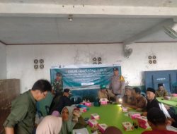 Sinergitas TNI-Polri Polsek Ciawi Polres Tasik Kota, Monitoring kegiatan Forum Konsultasi Publik Pendataan Awal Registrasi Sosial Ekonomi di Desa Citamba