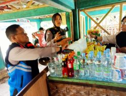 Sat Binmas Polres Tasik Kota Polda Jabar, melaksanakan kegiatan sambang ke para pedagang jamu tradisional