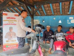 Kapolsek Kadipaten Polres Tasik Kota Polda Jabar, lakukan giat sambang / silaturahmi kepada masyarakat dan mensosialisasikan BEBEJA KA POLRES