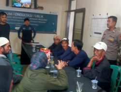 Sinergitas TNI-Polri Polsek Kadipaten Polres Tasik Kota, Hadiri Forum Konsultasi Publik