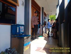 Patroli Polsek Ciawi Polres Tasik Kota ke Rumah Ibadah Katolik Balemanggu Desa Pakemitan Kidul