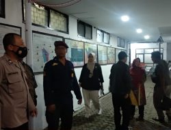 Patroli Polsek Tawang Polres Tasik Kota, Pastikan Keamanan di Kantor KPU