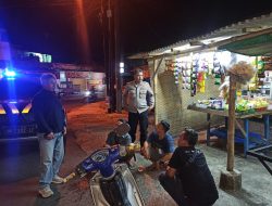 Patroli Biru Polsek Cihideung Polres Tasik Kota Polda Jabar, Sambangi Daerah Rawan Kamtibmas