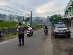 Polsek Gunungtanjung Polres Tasik Kota Polda Jabar, Bantu Pengaturan Lalu Lintas