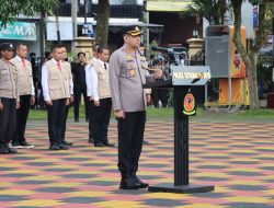 Kapolres Tasik Kota AKBP Sy Zainal Abidin, Pimpin Apel Launching Polisi RW Melalui Zoom, Secara Serentak se- Polda Jabar