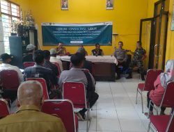 Sinergitas TNI-Polri Polsek Sukaresik Polres Tasik Kota, Monitor Kegiatan Pendataan Registrasi Ekonomi di Desa Tanjungkerta