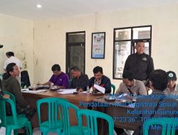Bhabinkamtibmas Polsek Kawalu Polres Tasik Kota Polda Jabar, Sinergitas 3 Pilar TNI-Polri-Pemerintahan Kota Monitoring kegiatan Forum Konsultasi Publik Pendataan Awal Registrasi Sosial Ekonomi di Kelurahan Gunungtandala