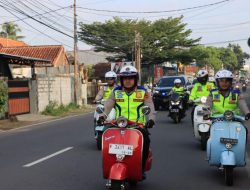 Kapolres Tasik Kota Pantau Langsung Kegiatan Strong Point Pagi, Penjagaan dan Pengaturan Arus Lalu Lintas
