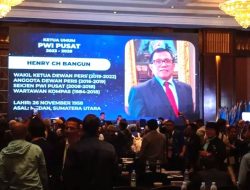 Hendry CH. Bangun Terpilih Sebagai Ketua Umum PWI Pusat Periode 2023-2028