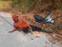 Di ruas Jalan Nasional Banyu Asih, Karya Buana Cigeulis, Terjuntai Kabel Ultraviolet dan nyaris makan korbanjiwa