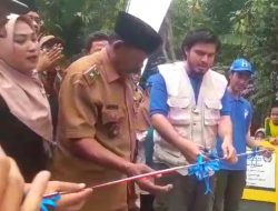 Puluhan Tahun Dinanti Warga Ciseureuheun, Jembatan Kebaikan, kini Diresmikan selesai dibangun oleh Yayasan Human Inviatif Apple (HIA)