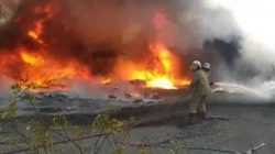 Lapak Limbah Plastik di Rajeg Tangerang Terbakar, Satu Orang Terluka