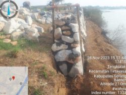 Warga Tuding Proyek TPT Desa Tengkurak Kecamatan Tirtayasa Dikerjakan Asal Jadi