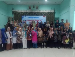Kegiatan Workshop Pembelajaran Berbasis Literasi dan Numerasi pada jenjang sekolah TK-PAUD dan SD di Gedung KPRI Amanah Pandeglang