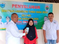 LKD Desa Sinarjaya Kec Cigeulis ucapkan terimakasih terima honorium tahap satu bersumber dari DD Th 2024